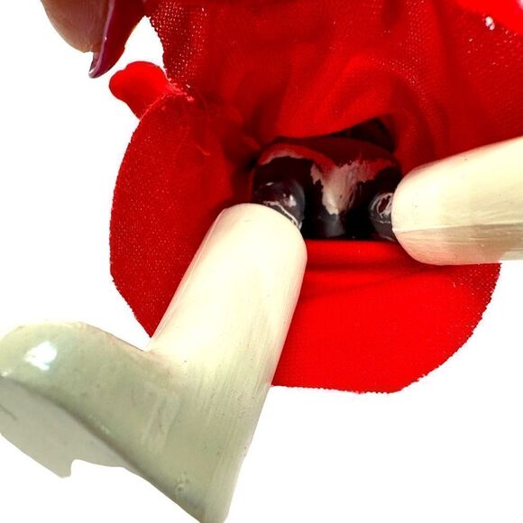 Vtg Small Caroler 1992 figure Night Before Christmas Book Poseable Buyers Choice - Picture 4 of 9